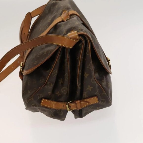 LOUIS VUITTON Monogram Saumur 35 Shoulder Bag M42254 LV Auth 128972 - Picture 4 of 15